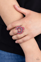 Paparazzi Accessories-Trendy Talisman - Red Ring