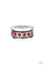 Paparazzi Accessories-Dauntless Shine - Red Ring