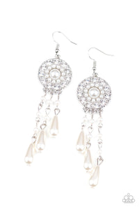 Paparazzi Accessories-Dreams Can Come True - White Earrings
