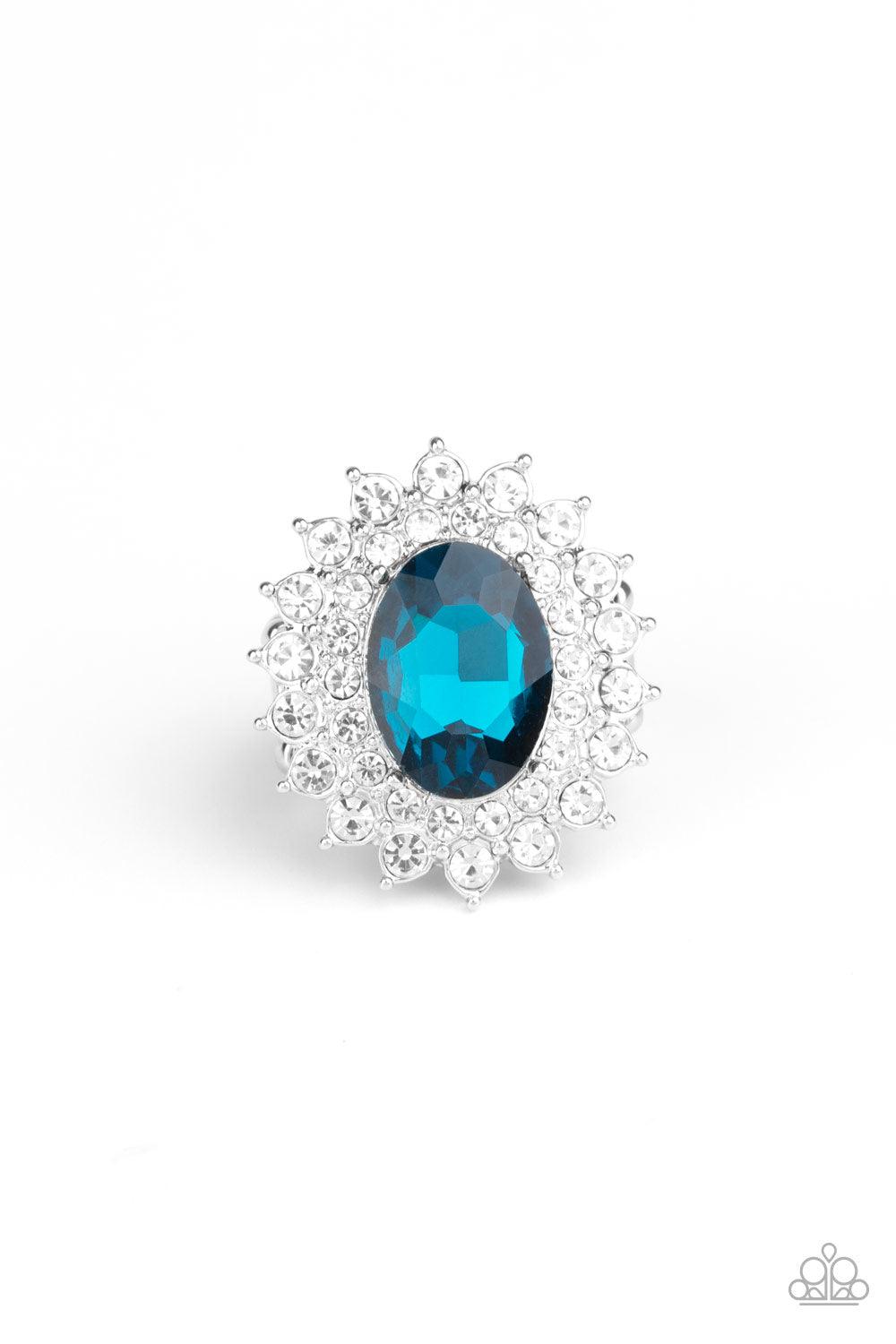 Paparazzi Accessories-Secret Garden Glow - Blue Ring