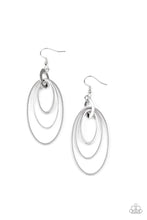 Paparazzi Accessories-Shimmer Surge - Silver Earrings