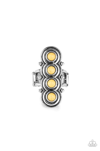 Paparazzi Accessories-Terra Trinket - Yellow Ring