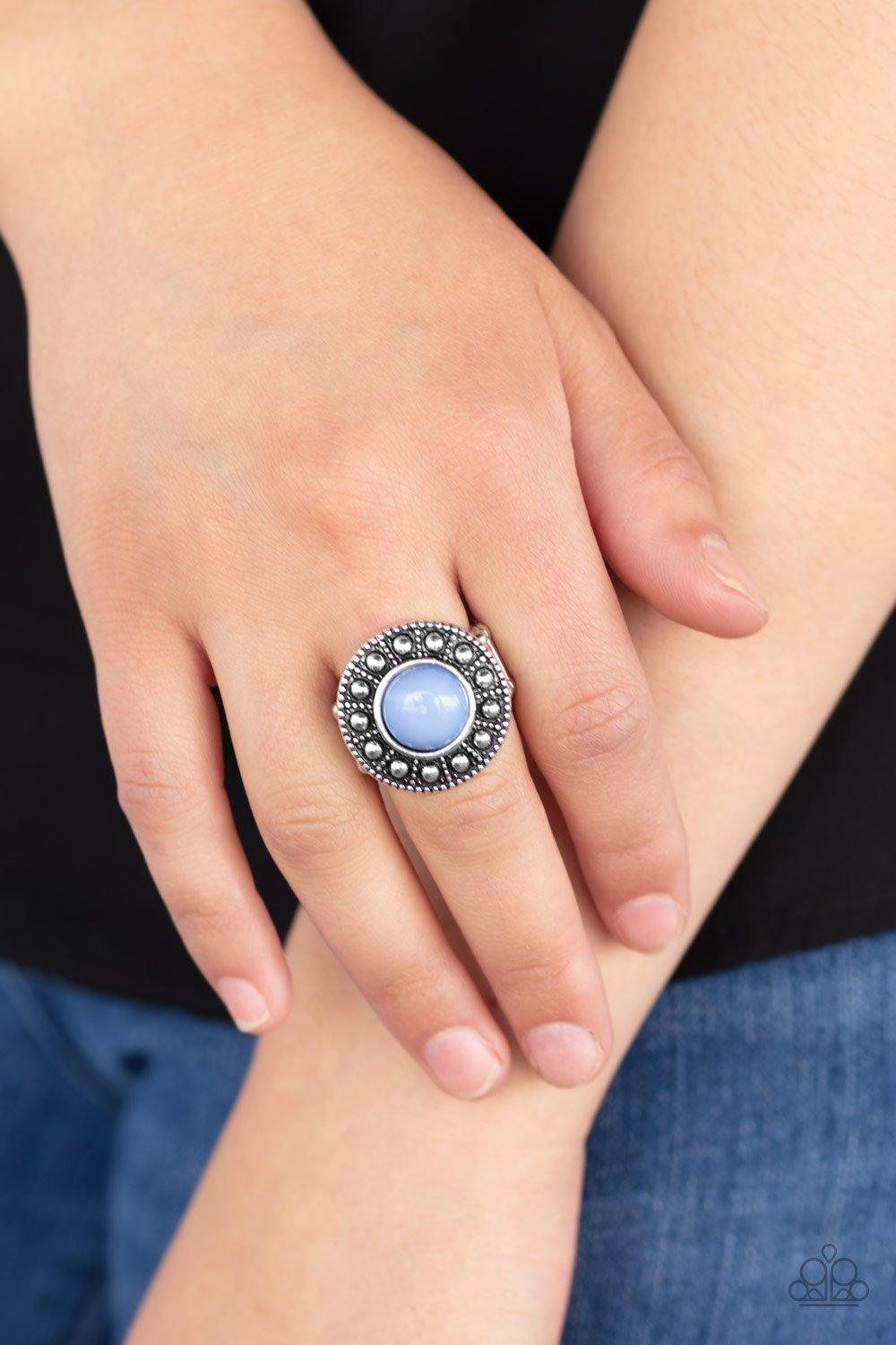 Treasure Chest Shimmer Blue Ring - Jewelry by Bretta