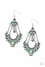 Paparazzi Accessories-Unique Chic - Green Earrings