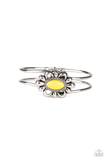 Paparazzi Accessories-Serene Succulent - Yellow Bracelet