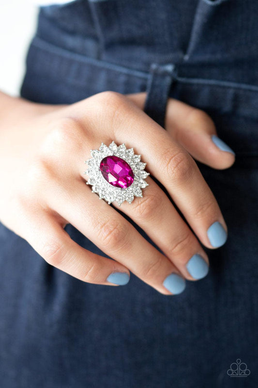 Paparazzi Accessories-Secret Garden Glow - Pink Ring