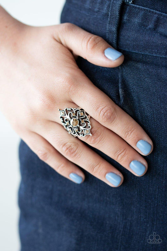 Paparazzi Accessories-Imperial Iridescence - Brown Ring