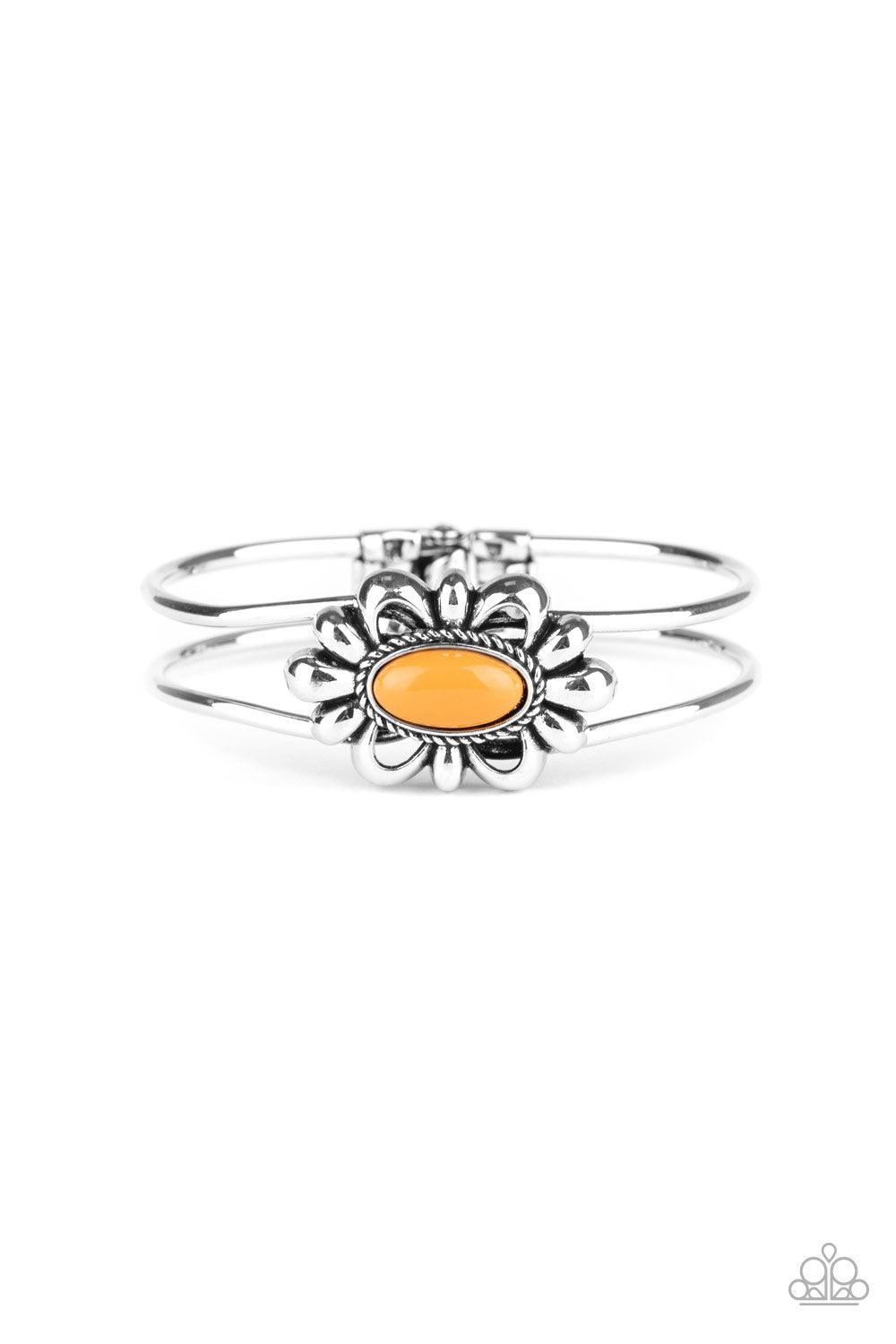 Paparazzi Accessories-Serene Succulent - Orange Bracelet