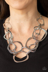 Salvage Yard Silver Necklace - Jewelry by Bretta