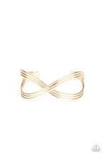 Paparazzi Accessories-Infinitely Iridescent - Gold Bracelet