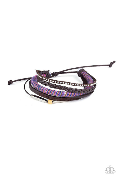 Paparazzi Accessories-Wander-Struck - Brown Bracelet