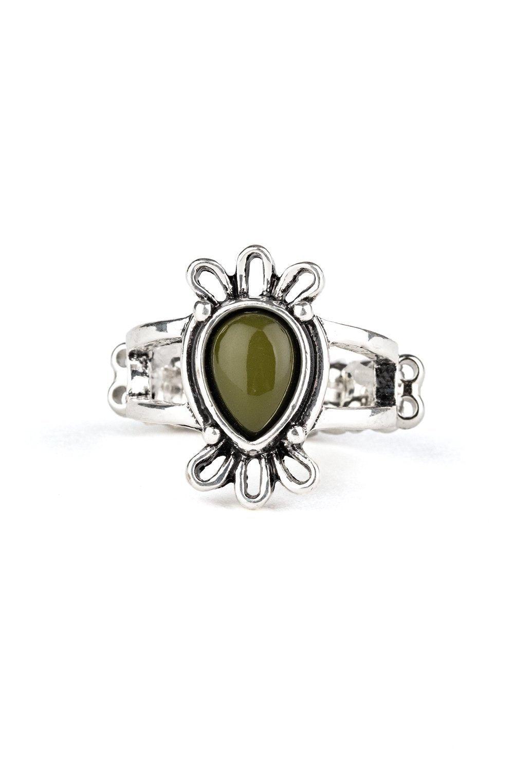 Paparazzi Accessories-Tranquil Tide - Green Ring