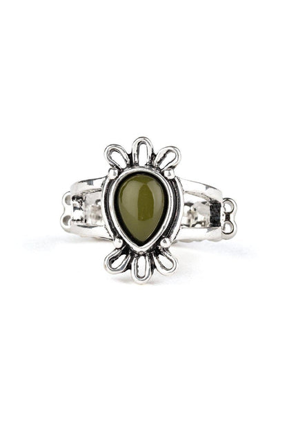 Paparazzi Accessories-Tranquil Tide - Green Ring