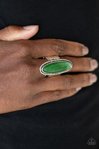 Paparazzi Accessories-Stone Mystic - Green Ring