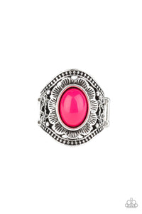 Paparazzi Accessories-Garden Tranquility - Pink Ring