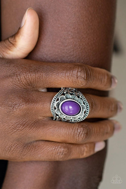  Paparazzi Accessories-Garden Tranquility - Purple Ring