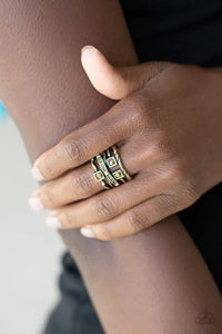Couture Connoisseur Brass Ring - Jewelry by Bretta