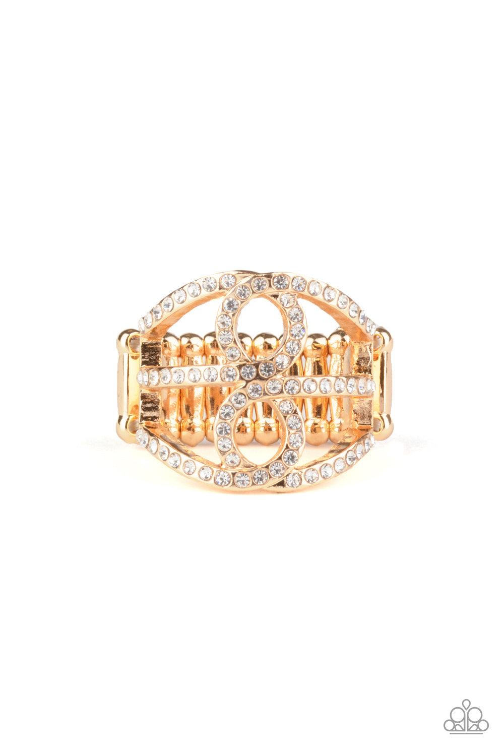 Paparazzi Accessories-Fabulously Frosted - Gold Ring