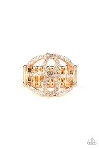 Paparazzi Accessories-Fabulously Frosted - Gold Ring