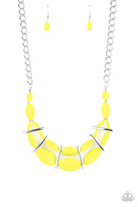 Law of the Jungle Yellow Necklace - Jewelry by Bretta