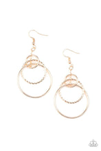 Three Ring Couture Rose Gold Earrings - Jewelry by Bretta