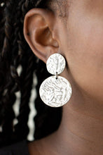 Paparazzi Accessories-Relic Ripple - Silver Clip On Earrings