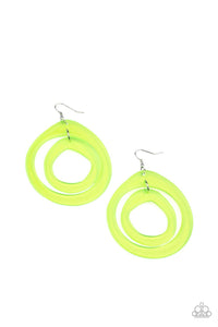 Show Your True NEONS Yellow Earrings - Jewelry by Bretta