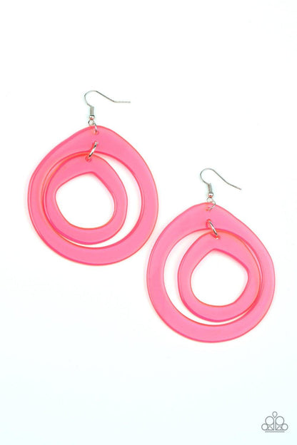 Show Your True NEONS Pink Earrings - Jewelry by Bretta