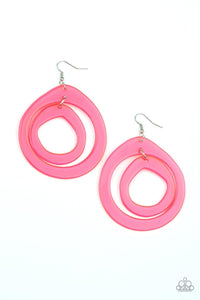 Show Your True NEONS Pink Earrings - Jewelry by Bretta