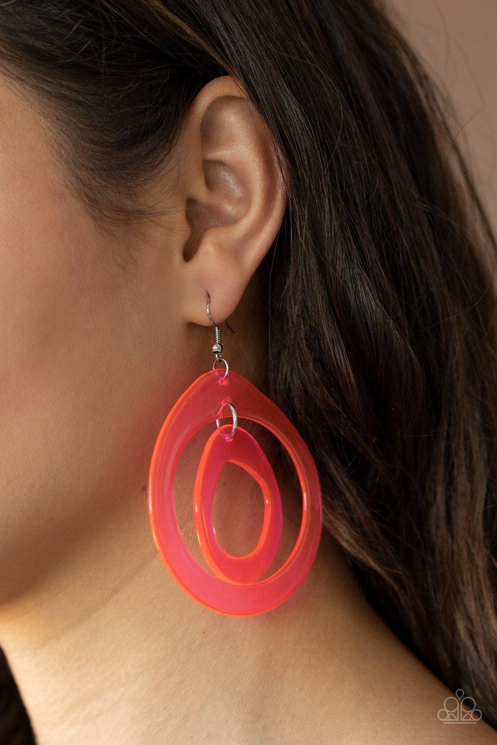 Show Your True NEONS Pink Earrings - Jewelry by Bretta