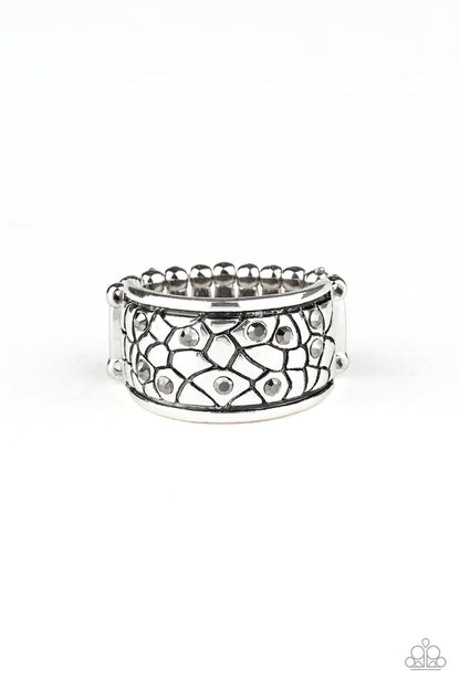 Pick Up The Pieces Silver Ring - Jewelry by Bretta
