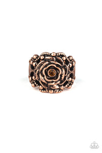 Paparazzi Accessories-Rose Garden Royal - Copper Ring
