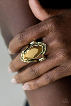 Paparazzi Accessories-Leading Luster - Brass Ring