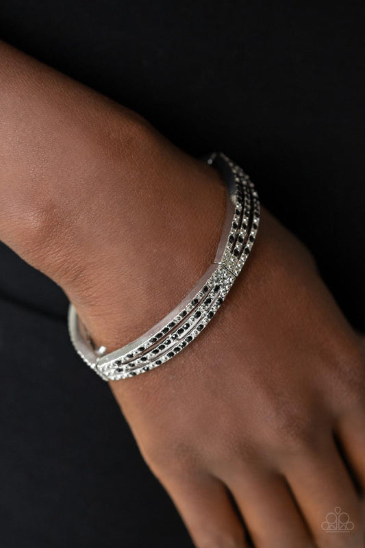 Paparazzi Accessories-Suburban Scene - Black Bracelet