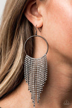 Streamlined Shimmer Black Earrings - Jewelry by Bretta