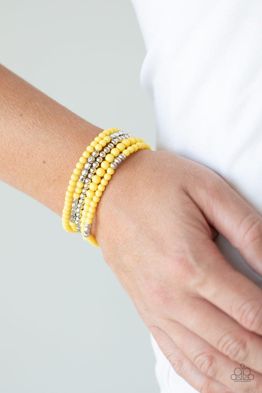 Stacked Showcase Yellow Bracelet - Jewelry by Bretta