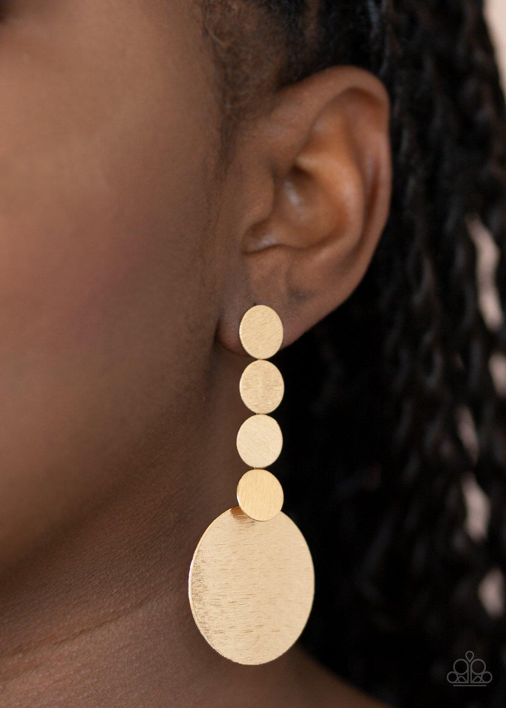 Idolized Illumination Gold Earrings - Jewelry by Bretta