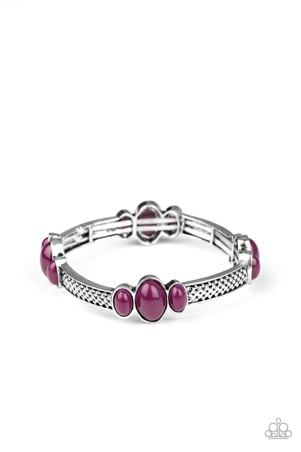 Paparazzi Accessories-Instant Zen - Purple Bracelet