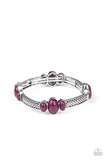 Paparazzi Accessories-Instant Zen - Purple Bracelet