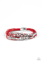 Star-Studded Affair - Red Bracelet - Jewelry By Bretta