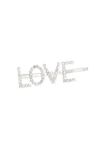 Paparazzi Accessories-All You Need Is Love - White Hair Clip