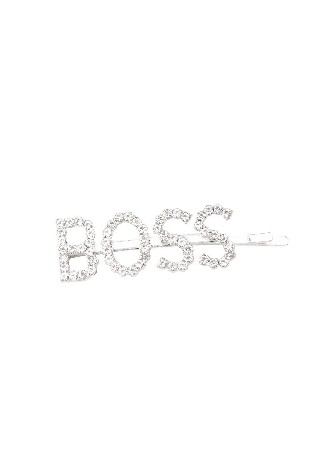 Paparazzi Accessories-Yas Boss! - White Bobby Pin