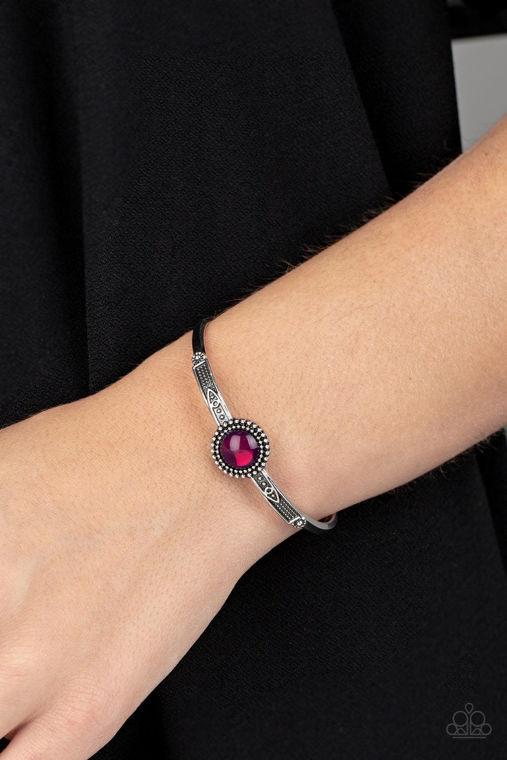 PIECE of Mind Purple Bracelet - Jewelry by Bretta