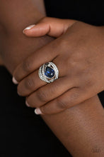 Paparazzi Accessories-Stepping Up The Glam - Blue Ring