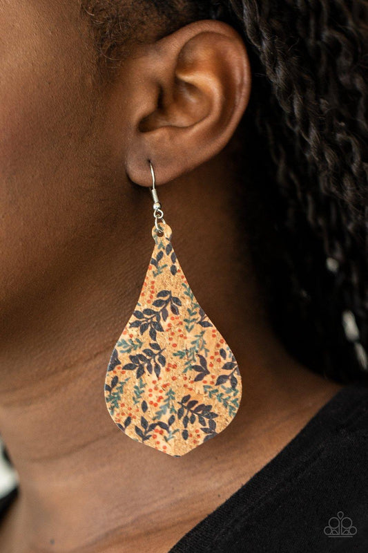  Paparazzi Accessories-Cork Coast - Multi Earrings