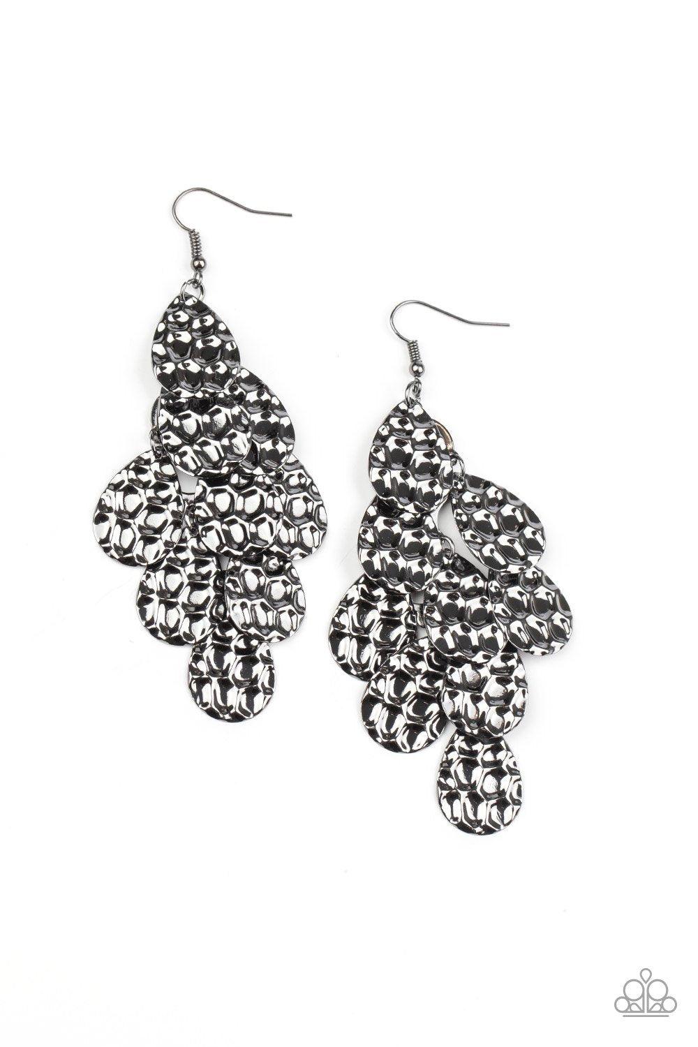 Instant Incandescence Black Earrings - Jewelry by Bretta