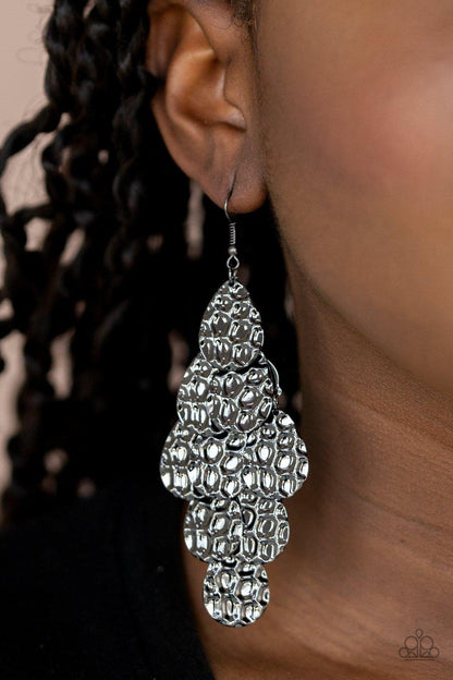 Instant Incandescence Black Earrings - Jewelry by Bretta