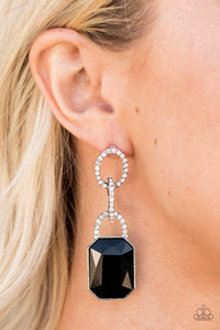 Superstar Status Black Earrings - Jewelry by Bretta