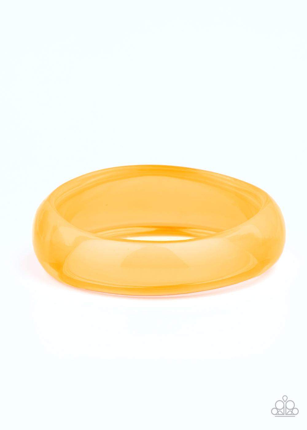 Paparazzi Accessories-Major Material Girl - Orange Bracelet