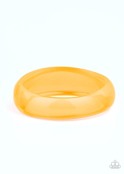 Paparazzi Accessories-Major Material Girl - Orange Bracelet